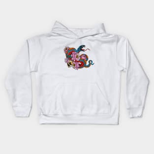 Snakes Tattoo Kids Hoodie